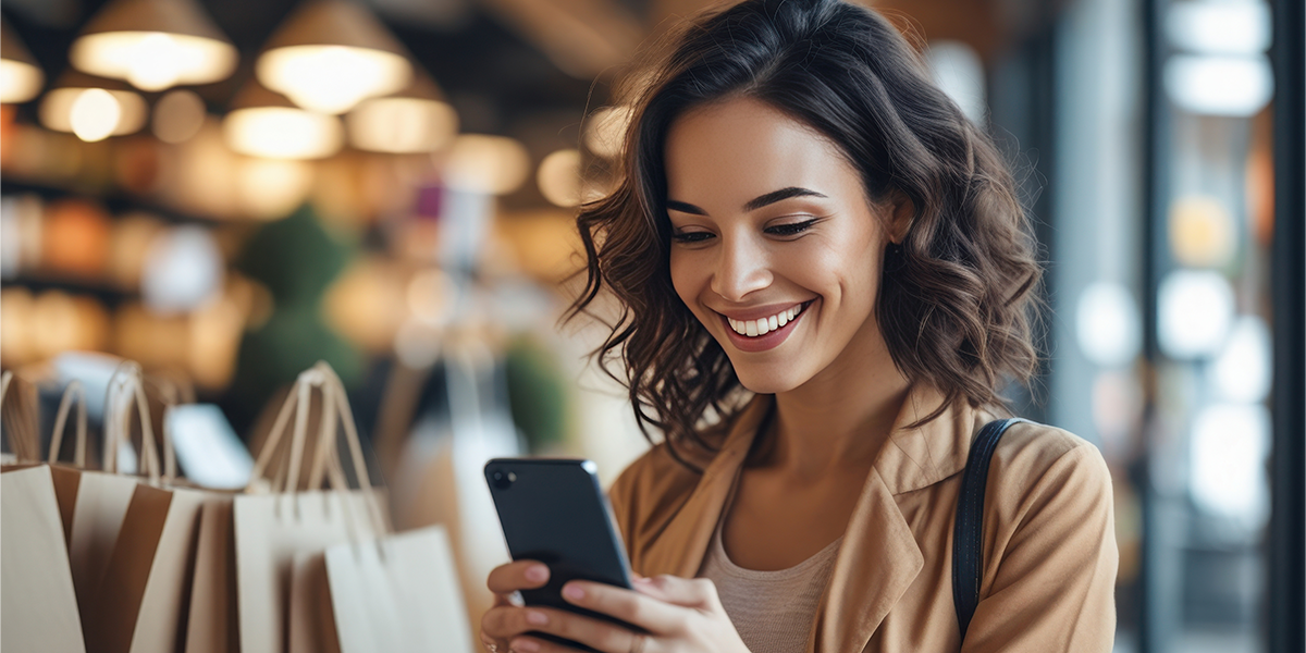 Happy customer banking with Edge Checking